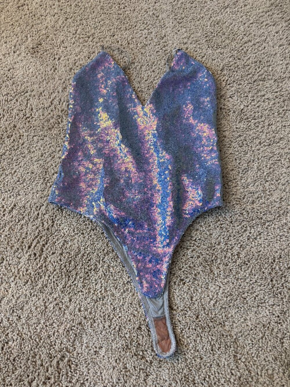 For Love & Lemons Sequin Bodysuit Size Medium